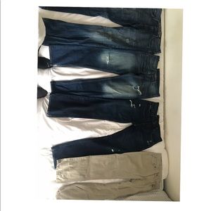 4 never/slightly worn jeans and cargo pants